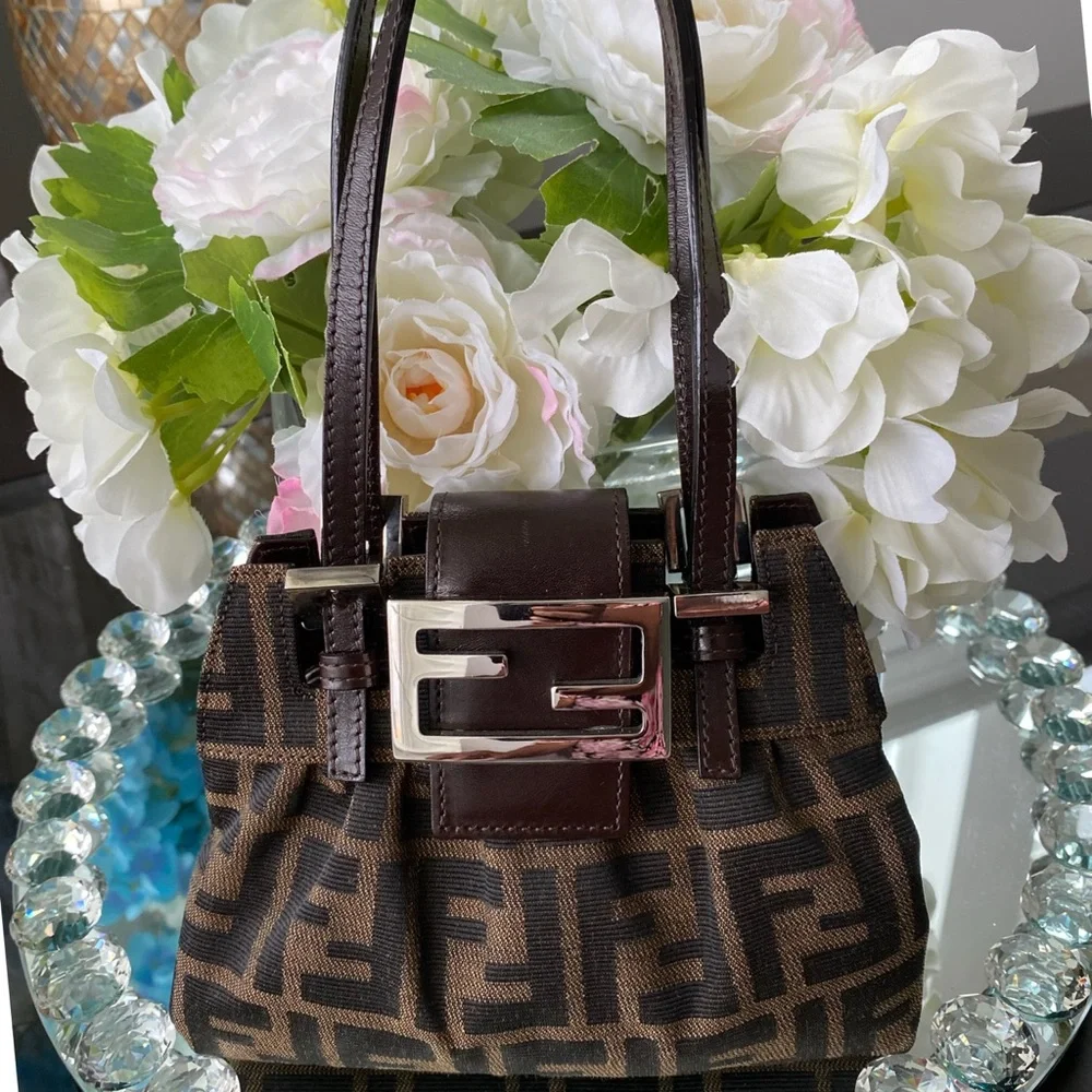 Authentic Fendi Zucca mini tote - Picture 14 of 16